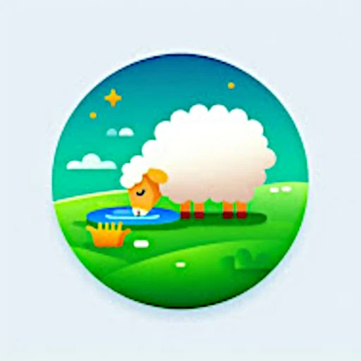Logo GoodShepSheep - stylizowana owca